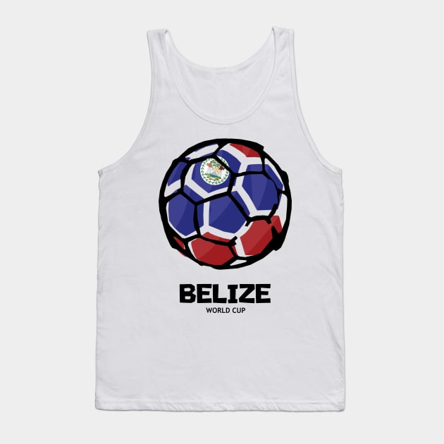 Belize Football Country Flag Tank Top by KewaleeTee